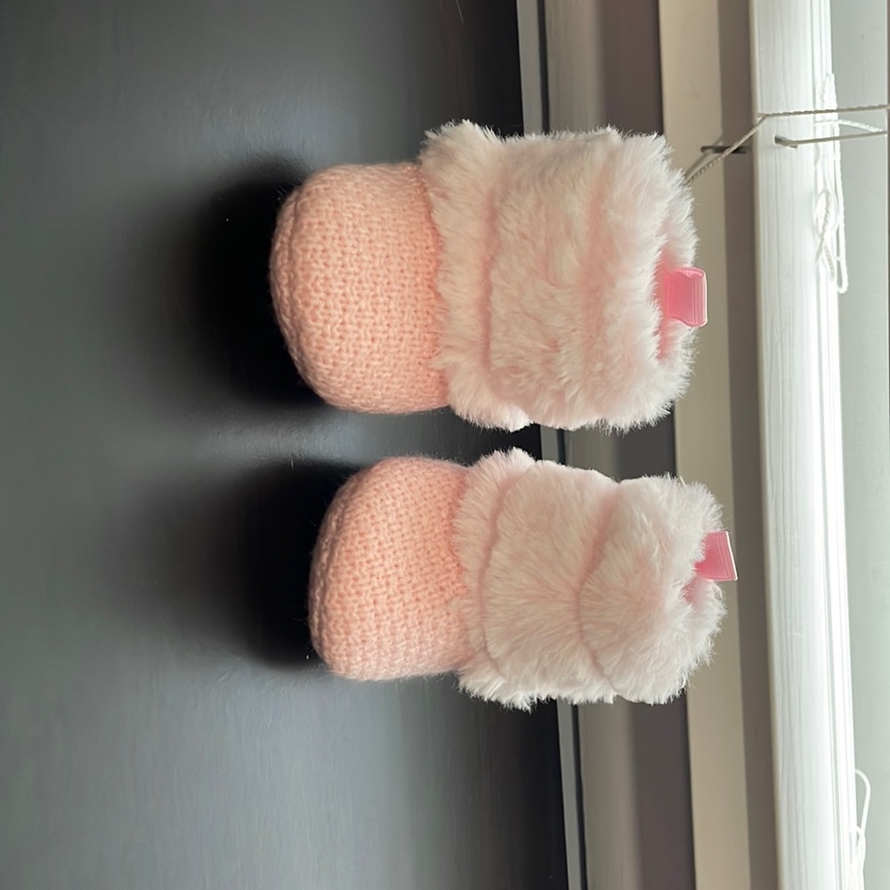Botas de nieve cálidas , con suela suave, para cuna.